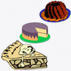 MG: лепёшка; пирожное; торт; кекс